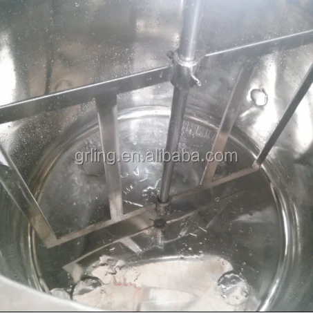 Shanghai factory Shampoo blending tank for production line, agitating and homogenizing mixing tank / vessel from China