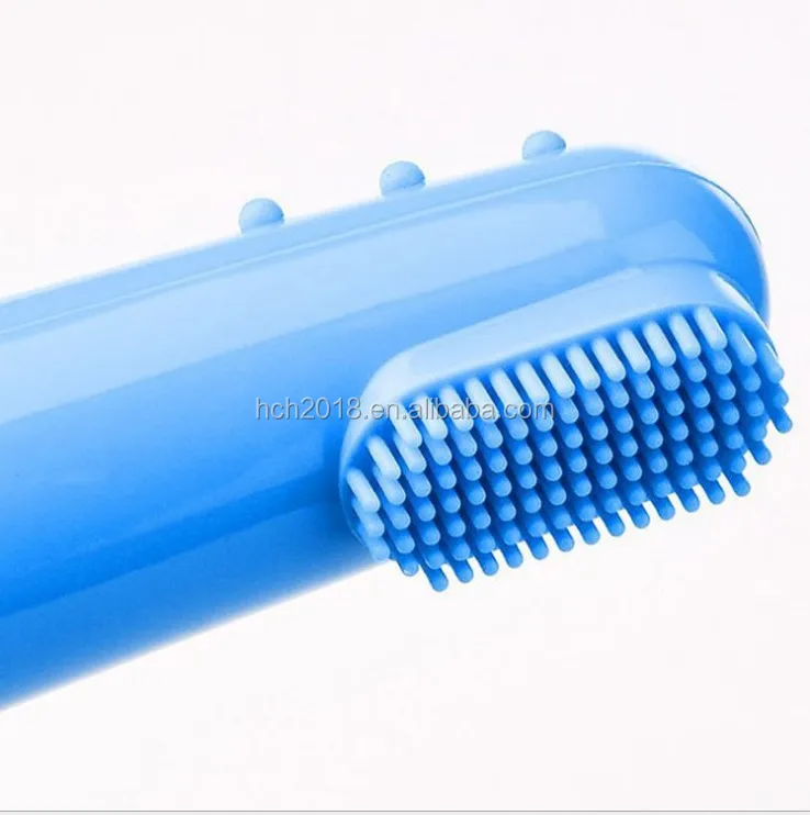 Чехол из мягкого силиконового материала маленькую собачку в ПЭТ зубов пальцем щетка для собак и кошек