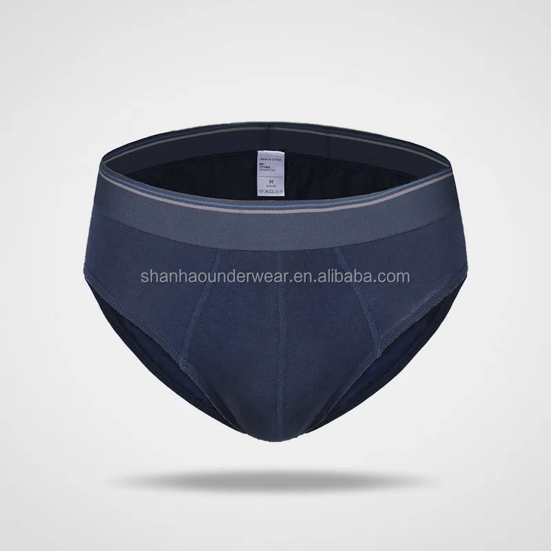 Plain cotton briefs sexy mens erotic underwear tight panties