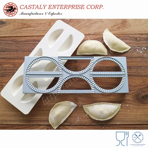 
High Efficiency Cooking Preparation Tools Pierogi Dumpling Mold Pasta Form 