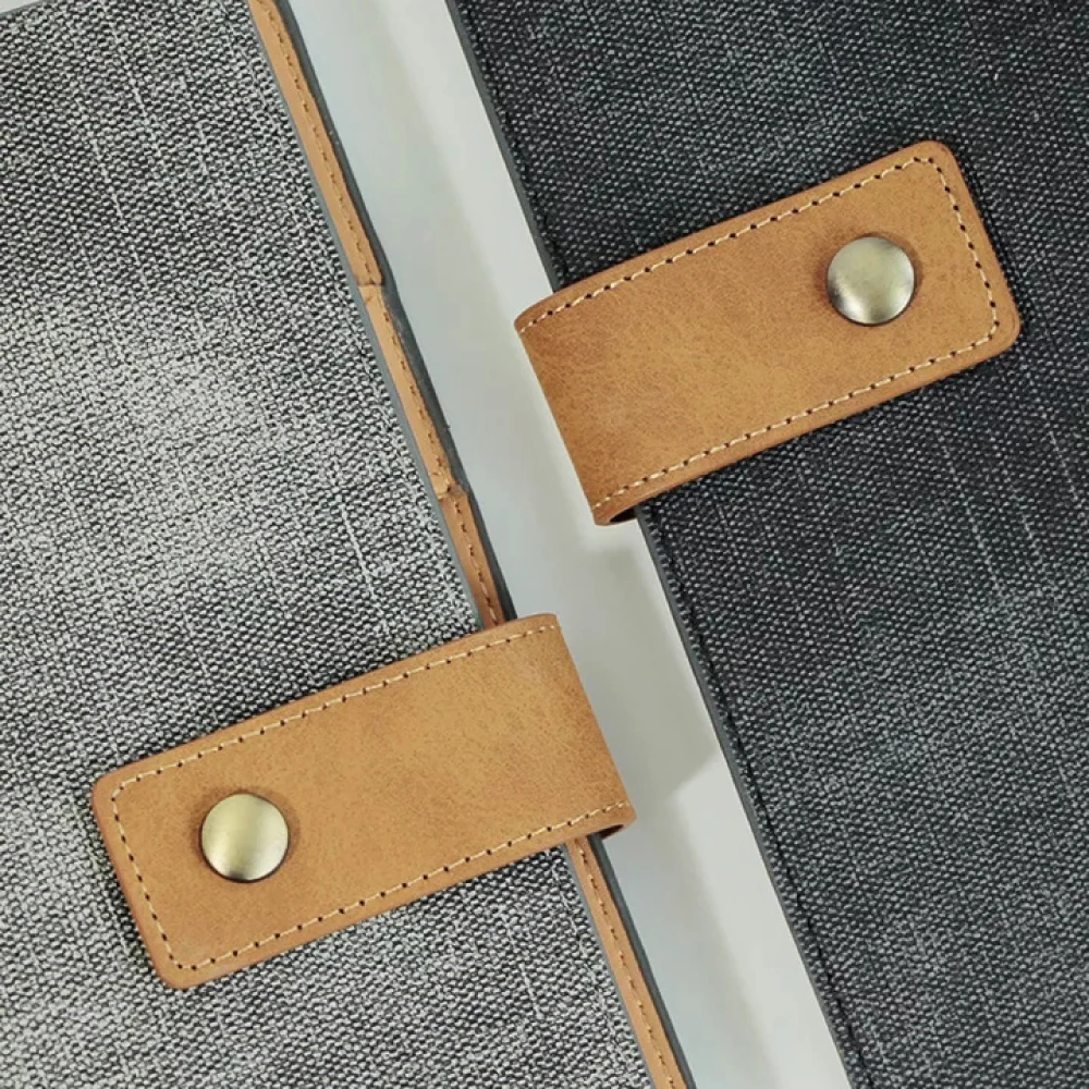 Cheap A5 loose leaf pu leather planner with ring binder business notebook custom logo calendar diary organizer for event