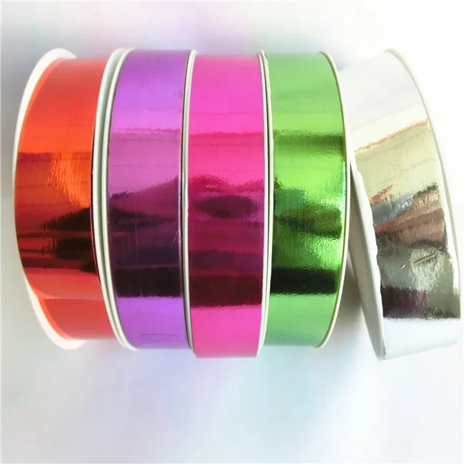 plastic metallic ribbon roll
