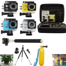 2.0″ WiFi SJ6000-w9 Swim Sport Waterproof Camera + Bag Float Grip Tripod Monopod