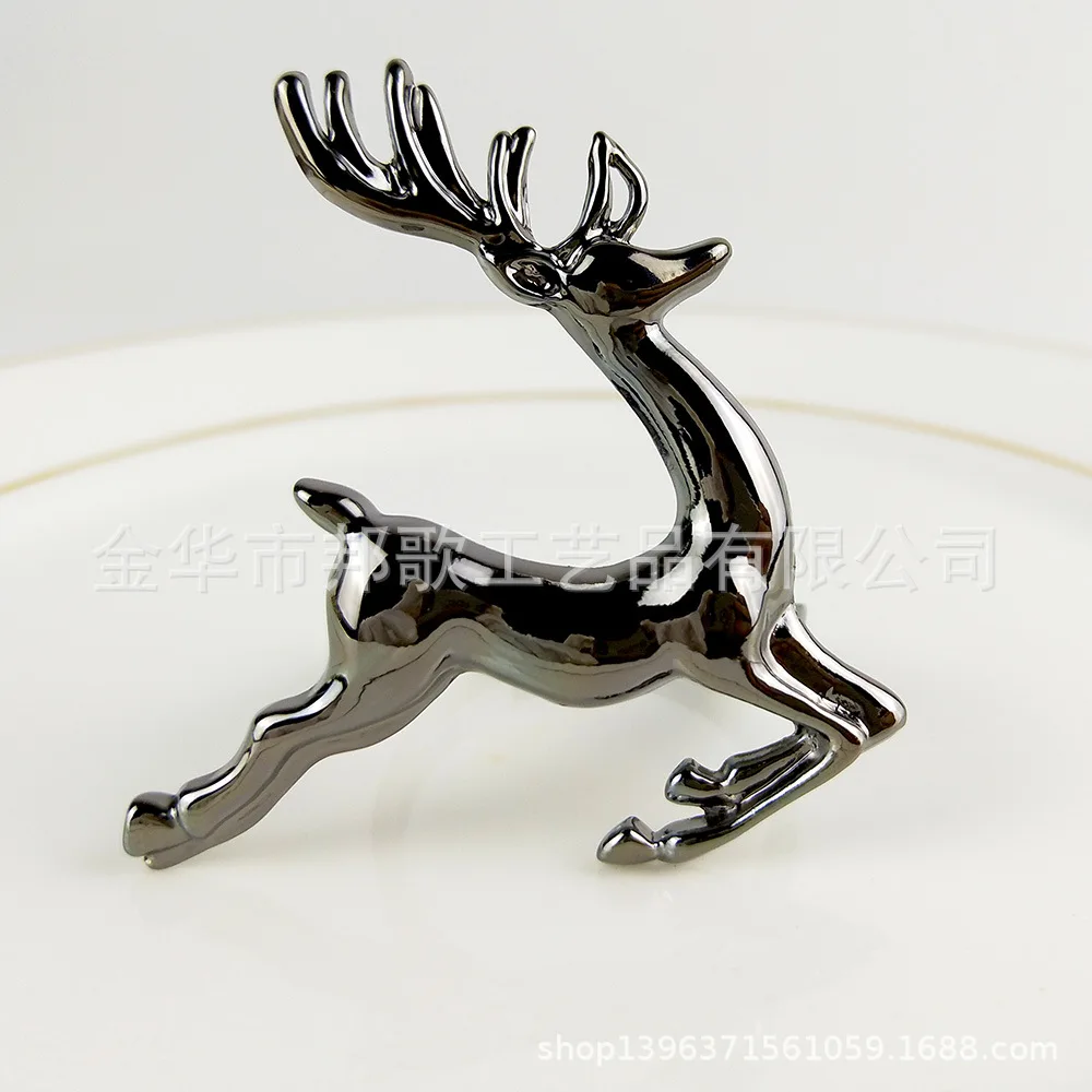 Быстрая доставка лидер продаж кольцо для салфеток с рождественским оленем