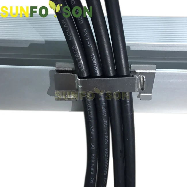 Stainless Steel Electric Wire Cable Clip for Solar Panel Mounting Support Install