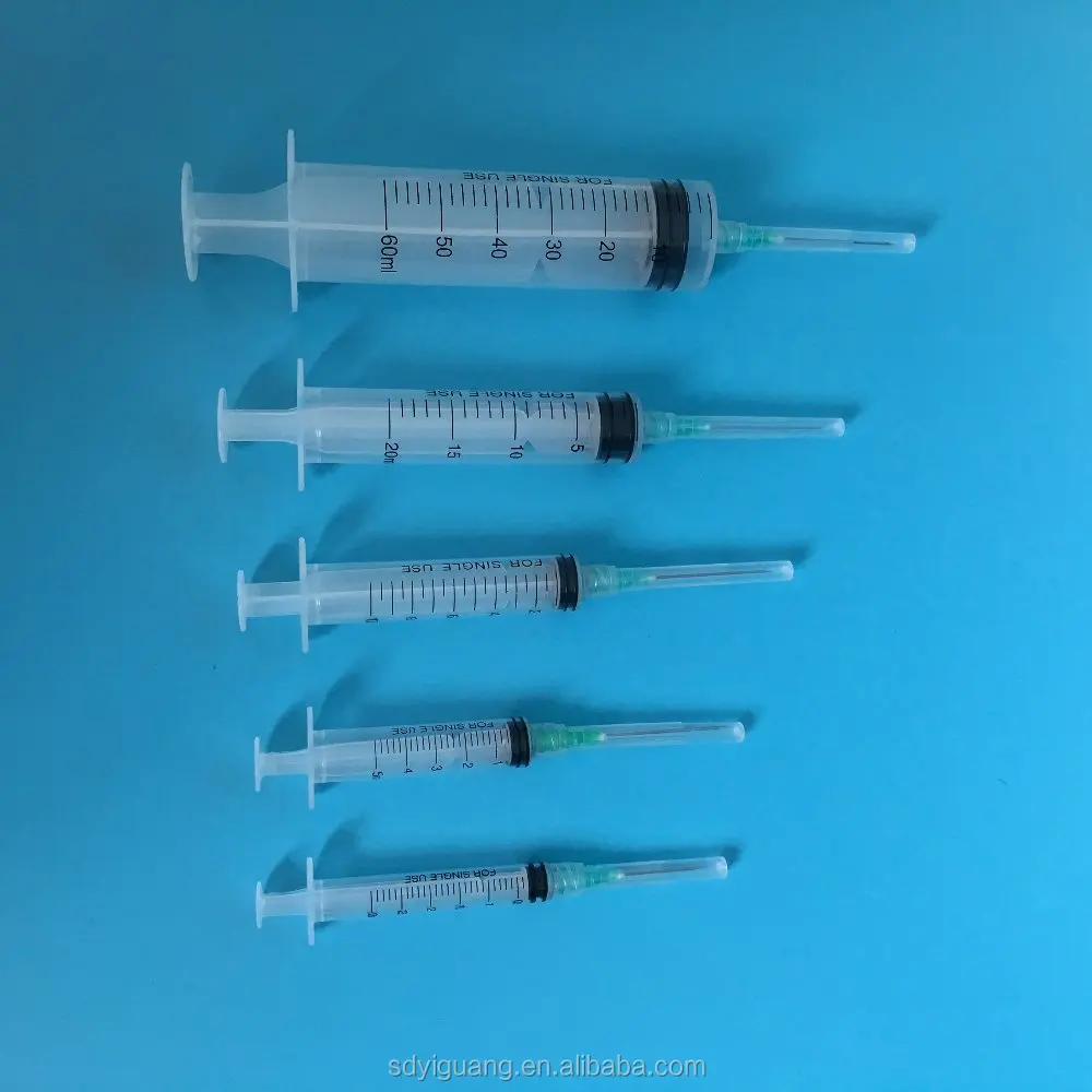 
Disposable syringe Luer lock with needle 