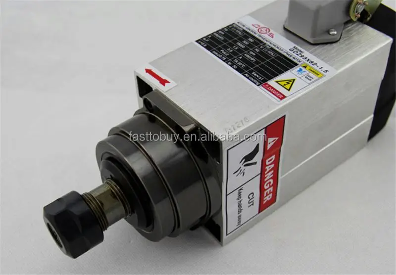 
GDZ93x82-1.5(380V) Toauto 1.5kw air cooled spindle motor 