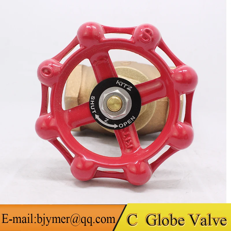 Japan KITZ 1/2 - 4 Inch PN20 Bronze globe valve household water valve  for household water valve
