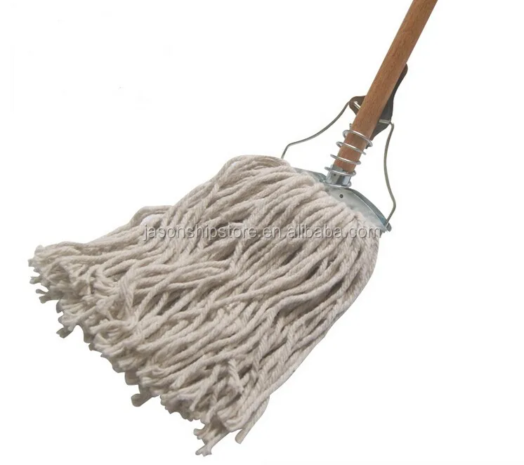 Marine Wholesale Spring Clamp Dust Cotton Floor Easy Cleaning Mops