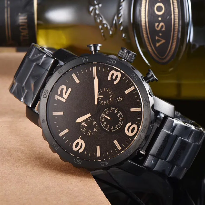 2018 Brazil Style Japanese Mother Wholesale Metal Watch With Calendar Watch