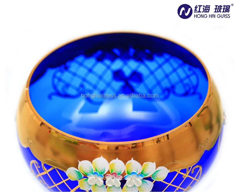 Silver Home Decor Glass Fruit Bowl Turkish Fruit Container Classic Dinnerware Bowls