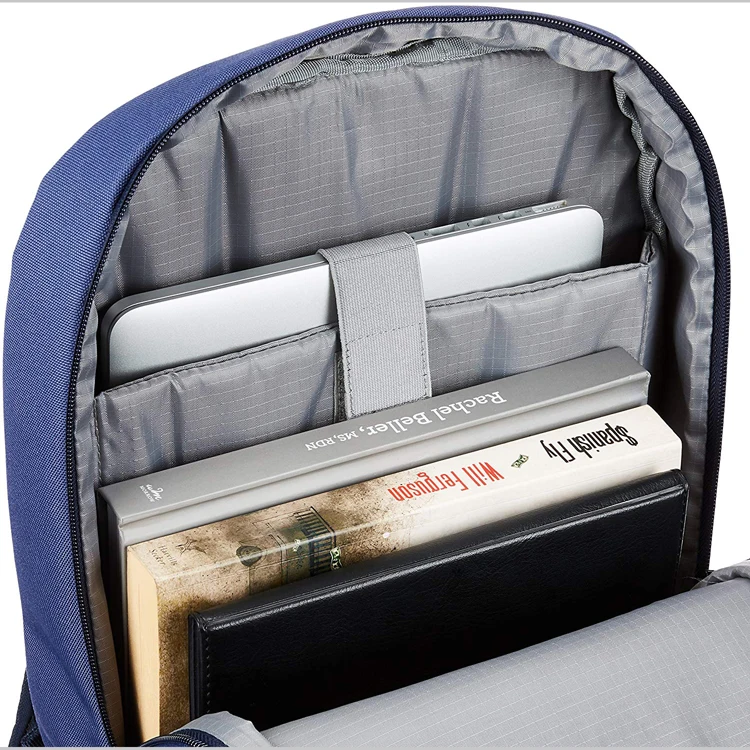 2023 New Design Canvas Laptop Backpack Bag for Women Men Waterproof Polyester Unisex Zipper Soft Handle Interior Compartment