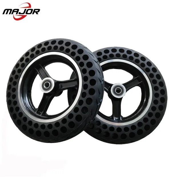 factory price 10 inch honeycomb run-flat  explosion-proof tyre solid tubeless scooter tyres