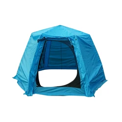 Promotion 4-6 person double layers automatic huge glamping party tent igloo camping tent