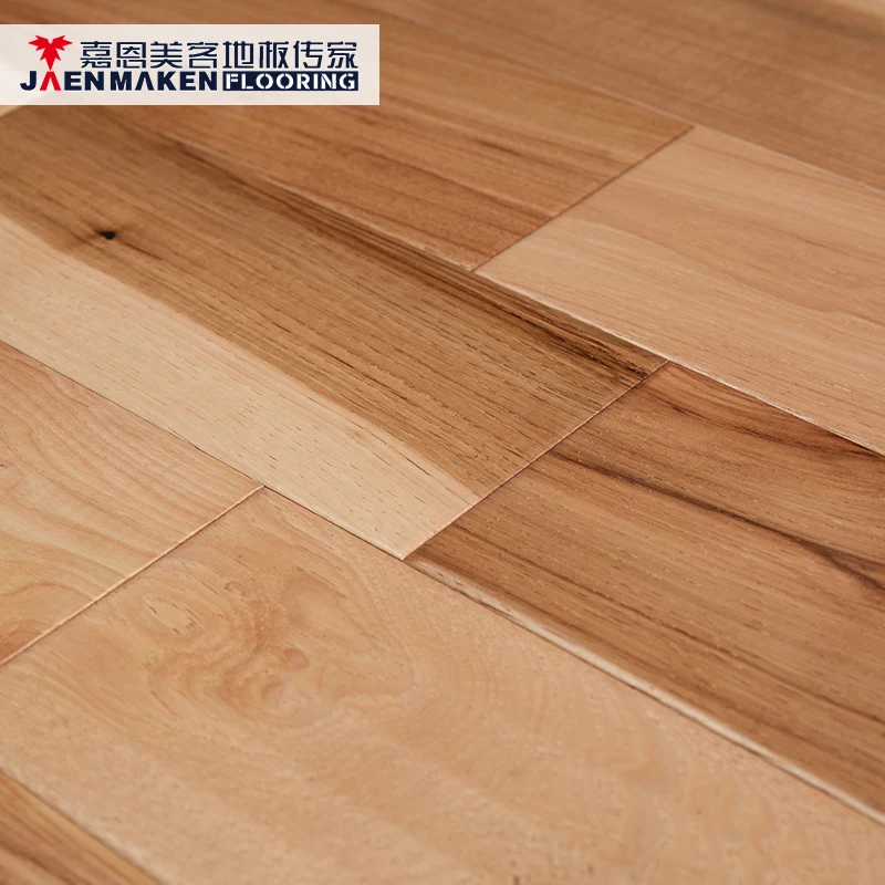 JAENMAKEN smooth solid hickory 18 mm wood flooring for sale