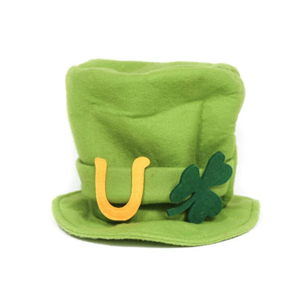 Saint Patrick Costume Leprechaun Top Hat Party Cosplay Cap Ireland Clover Green Irish Festival Party St Patrick Day Hat