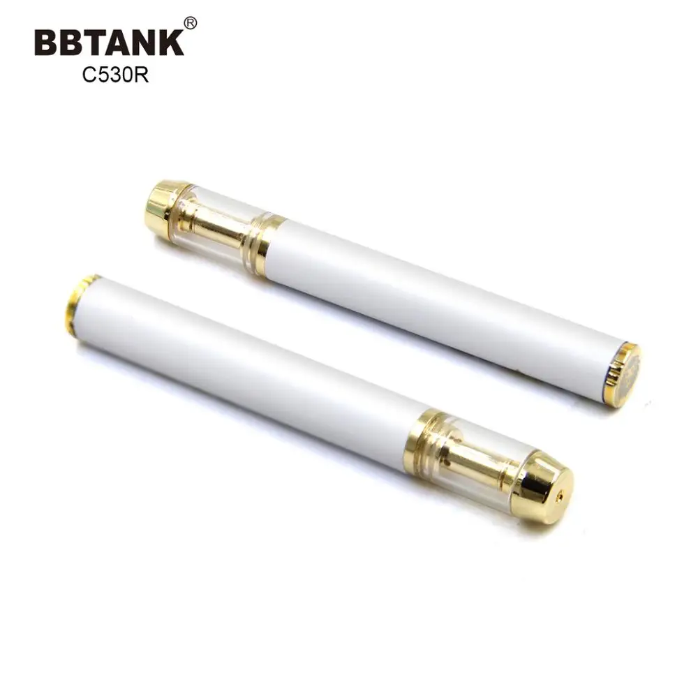 
Canada best selling ceramic tank cbd vape pen cheap one gram gold rechargeable e cigarette packaging 530mah battery BBTANK C530R 