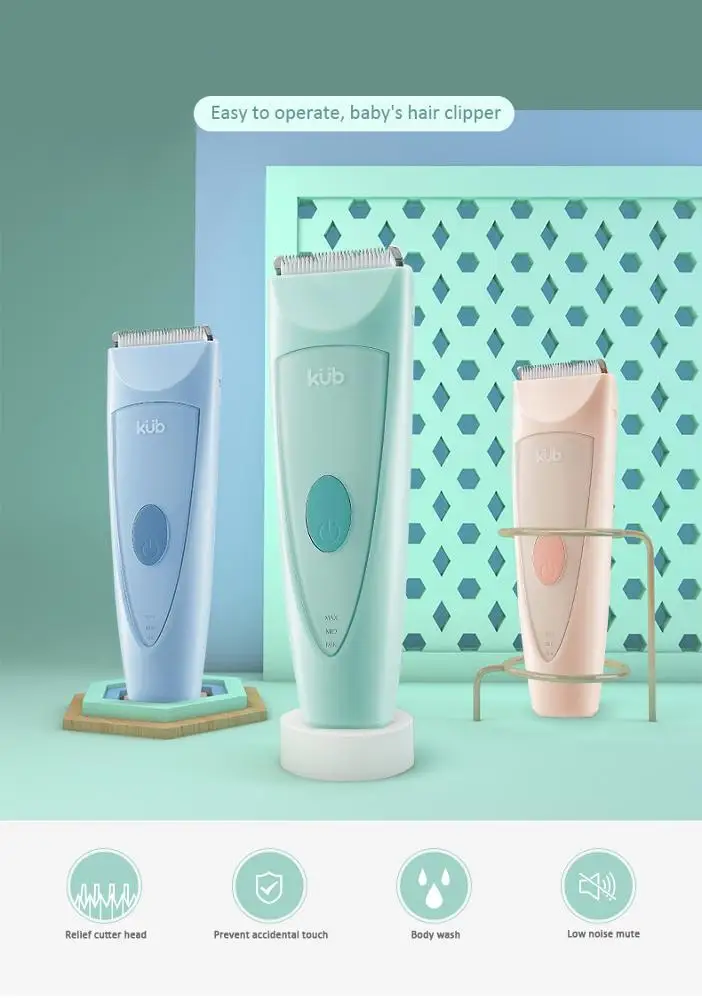 Горячая Распродажа, оптовая продажа, Детская перезаряжаемая керамическая Бритва для стрижки волос, Парикмахерская Машинка для стрижки волос