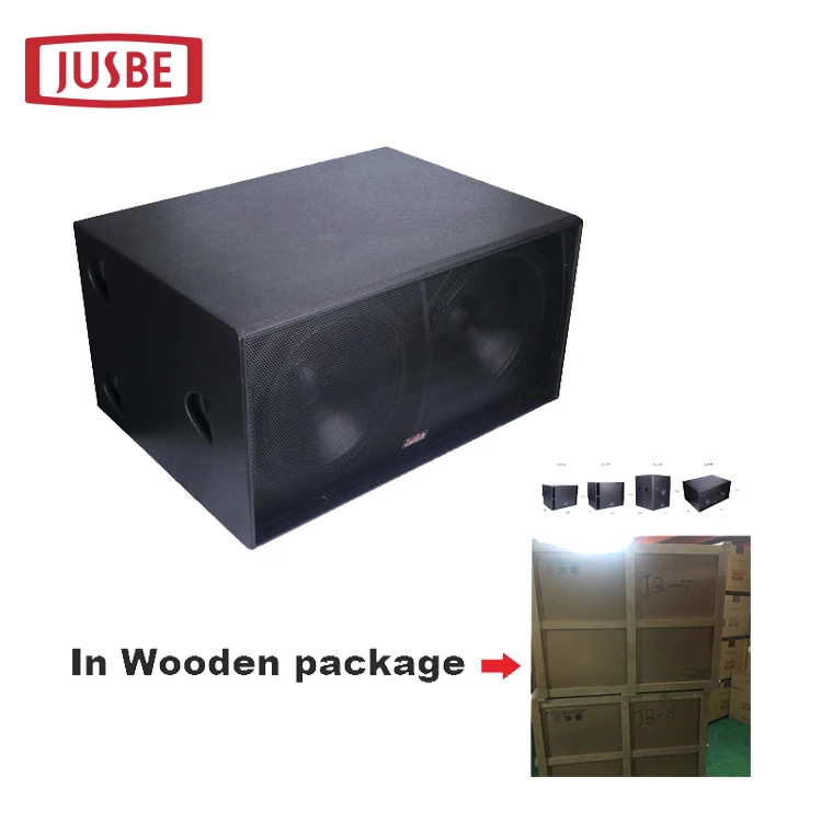 S218 Professional stage dual 18 inch subwoofer speaker box price dj bass speakers