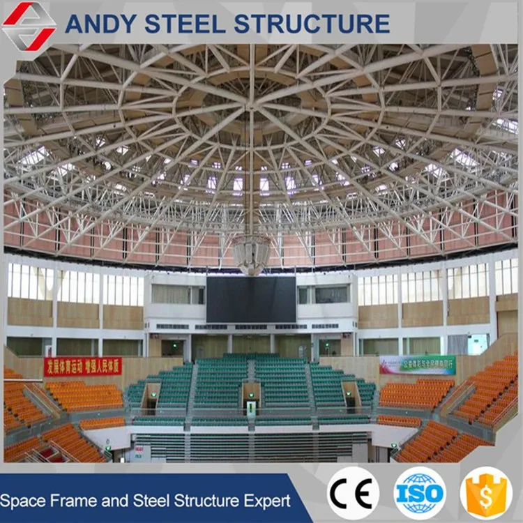 Prefabricated Light Steel Space Frame Sports Hall Construction