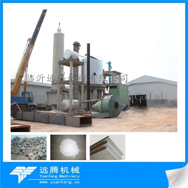 
Gypsum plaster powder production line 