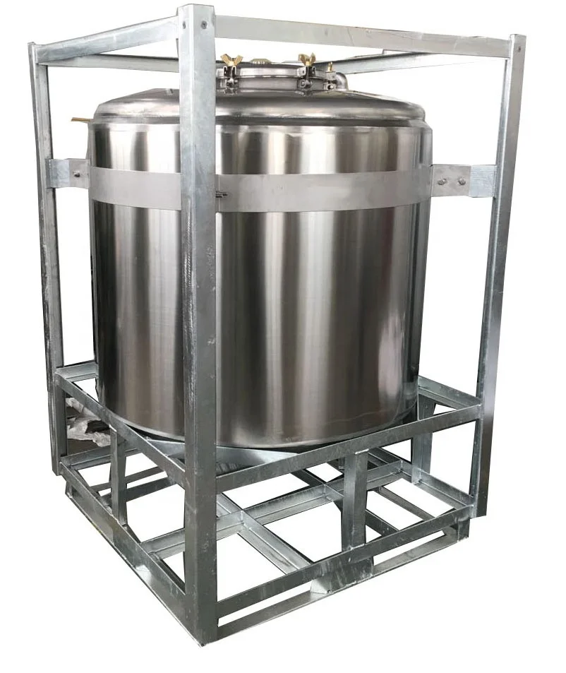 Wanlong UN 31A/Y 1000l stainless steel IBC tote tank