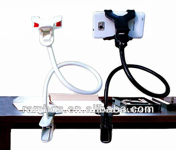 Rotating Mobile Phone Loaner Stand Mount Flexible Gooseneck Holder