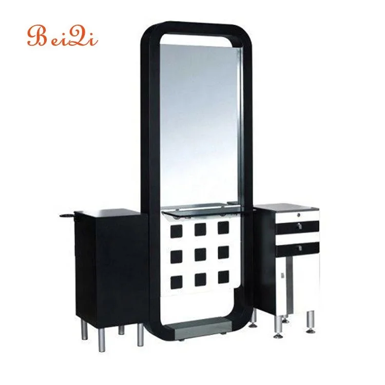 European beauty salon hairdressing led light double side styling station
