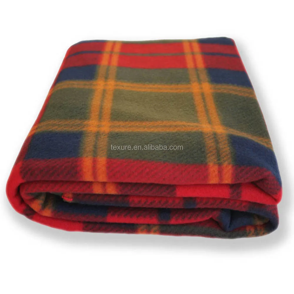 Super soft customized fold up printed  polar fleece blanket for adult and baby