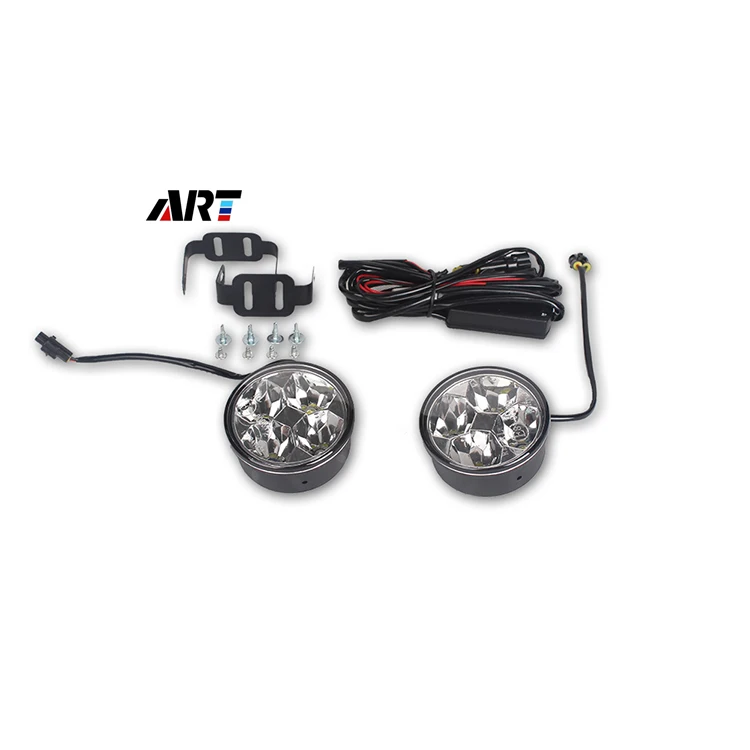 
Car Cob High Power Accesorios Para Vehiculo Waterproof Ip65 12V Led Daytime Running Lights Drl 