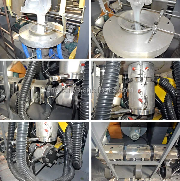 Mini Type PE Plastic Film Blowing Extrusion Machine