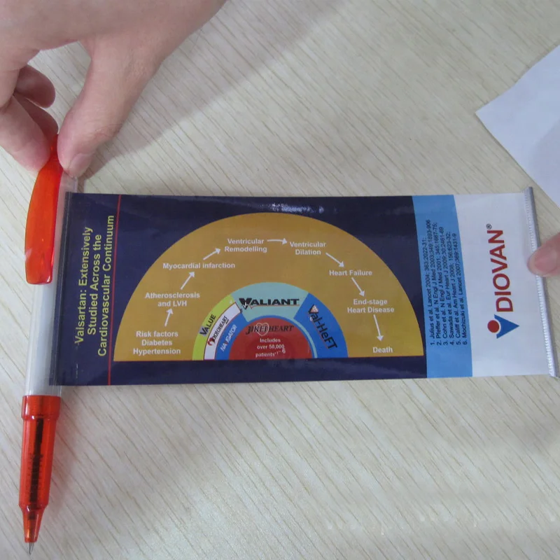 cheap custom promotional ball pens scrolling message banner pen flag pen