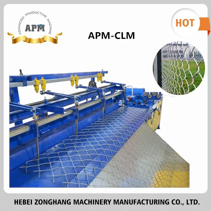 APM-CLM-3 Manually Operated Chain Link Fence Making Machine from China