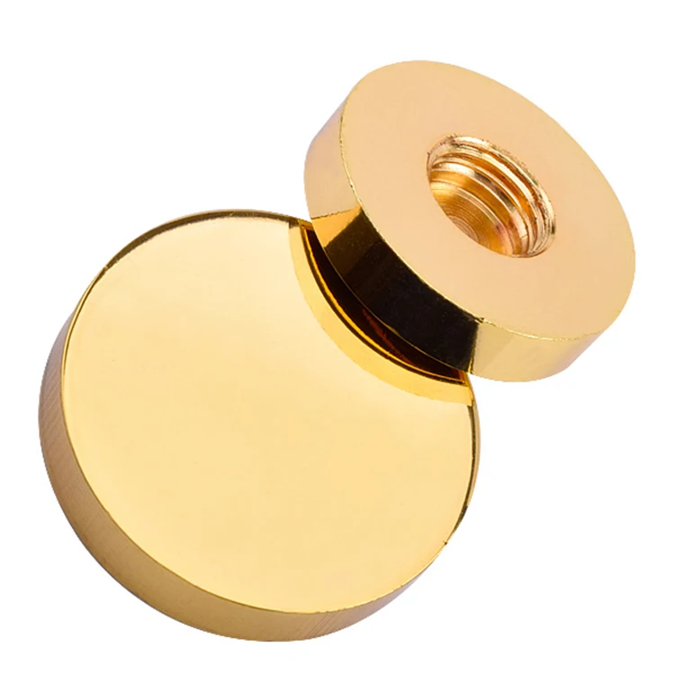 Customized metal hex thread mirror screw cabinet connecting bolt copper aluminum screw cover