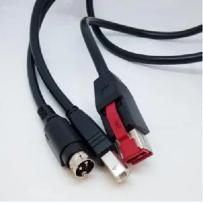 Dc 24v powered usb cable for epson pos printer