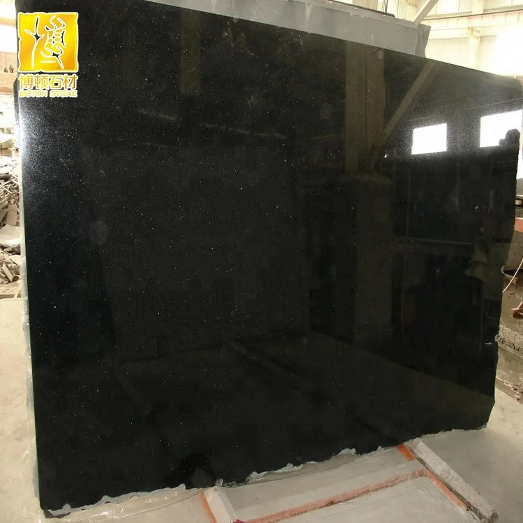 Manufacturing Natural Flooring Tiles Granite Worktops Kitchen Countertop Absolute Black Granite