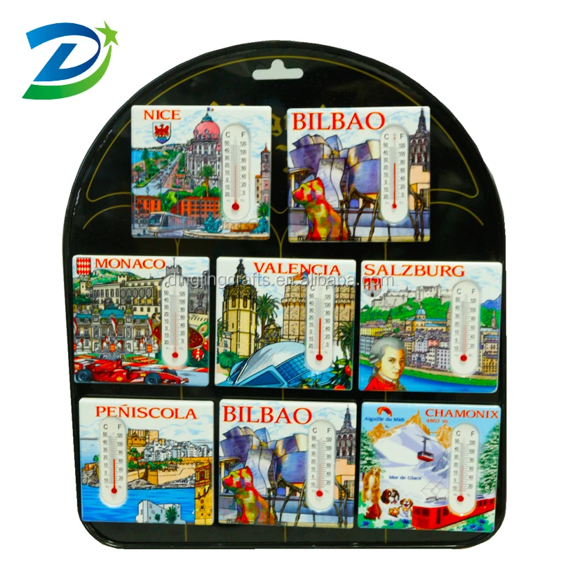 
Advertising products refrigerator magnet wholesale , custom ceramic souvenir fridge magnet 