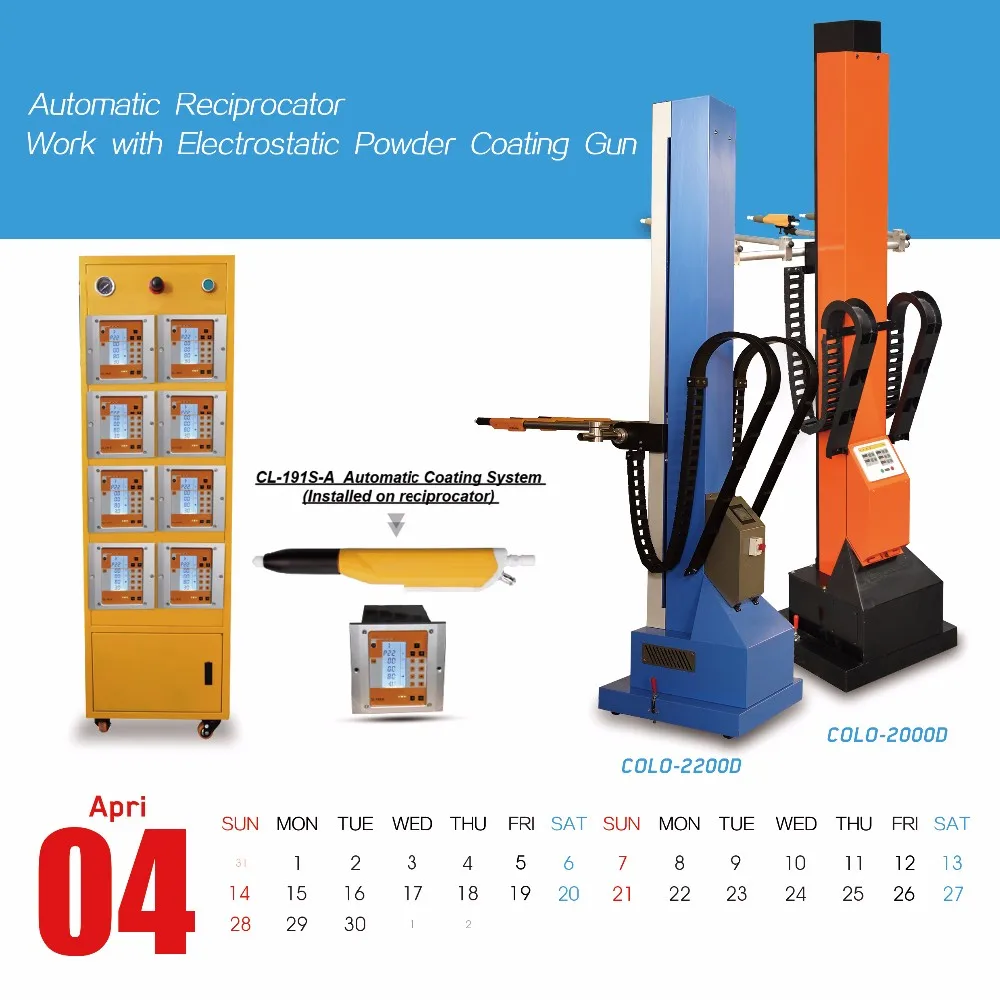 
Automatic Electrostatic powder coating spray gun 