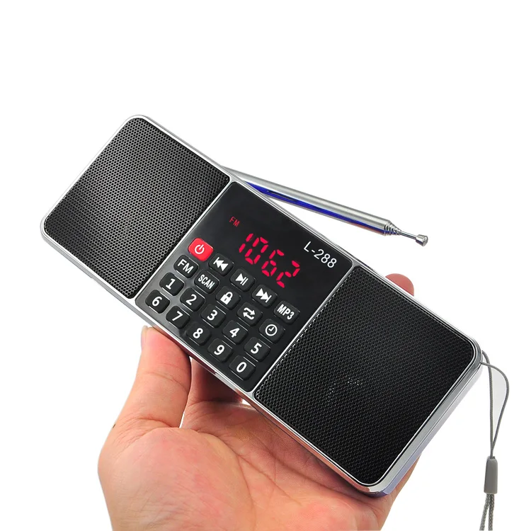 Digital mp3 player stereo speaker blue wireless speaker with radio