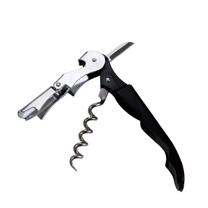 High quality multifunction bar wine bottle opener stainless steel corkscrew bottle opener with custom printing