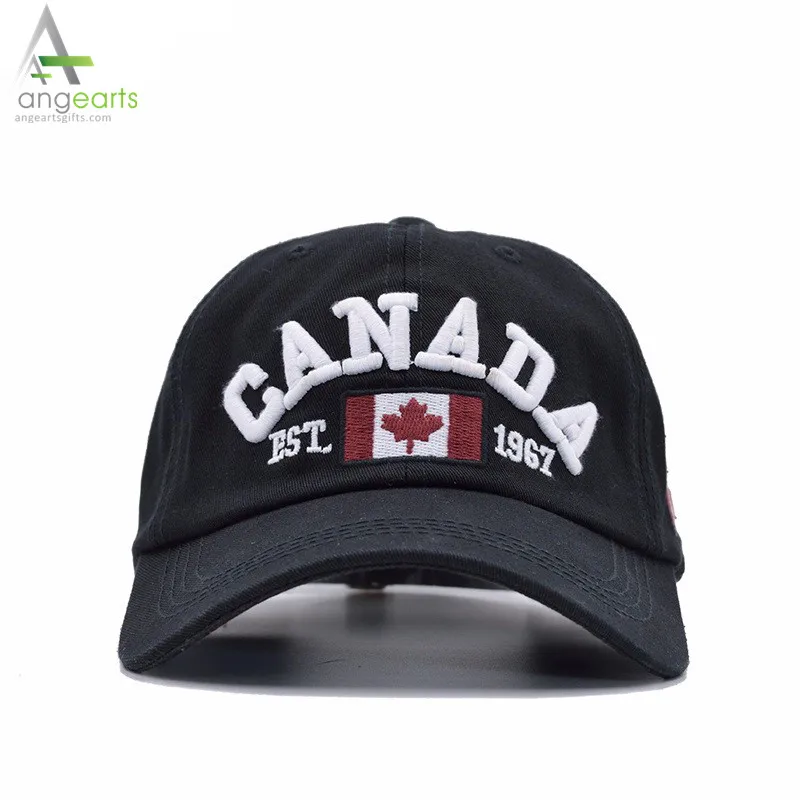 Cotton Gorras Canada Baseball Cap Flag Of Canada Hat Snapback Adjustable Mens Baseball Caps Brand Snapback Hat