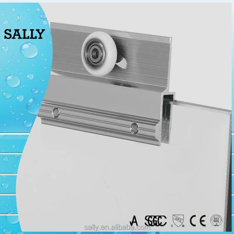 
SALLY 6mm Brush Nickel Finish Bypass Sliding Bath Screen with Two Towel Bars for Bathtub 