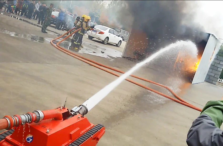 M50D remote control fire extinguishing robot