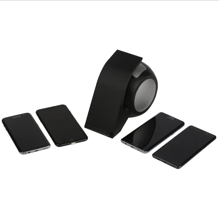 2019 new gadget wireless charging speaker portable waterproof BT speaker with NFC