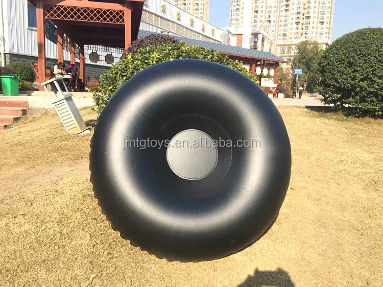 
OEM Inflatable Snow Tube Sled Air Tube Winter Inflatable Round with handles surfing inflatable snow tube 
