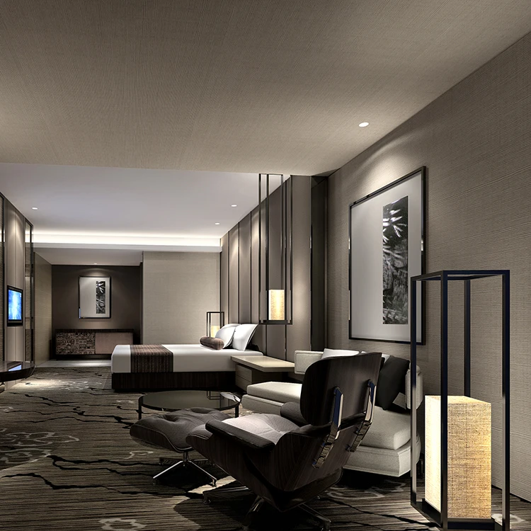 Interior new customized design hotel bed room furniture