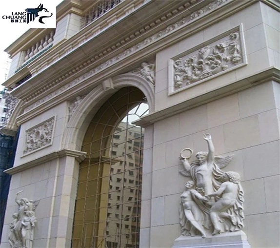 
glass fiber reinforced concrete gfrc grc curtain exterior wall 