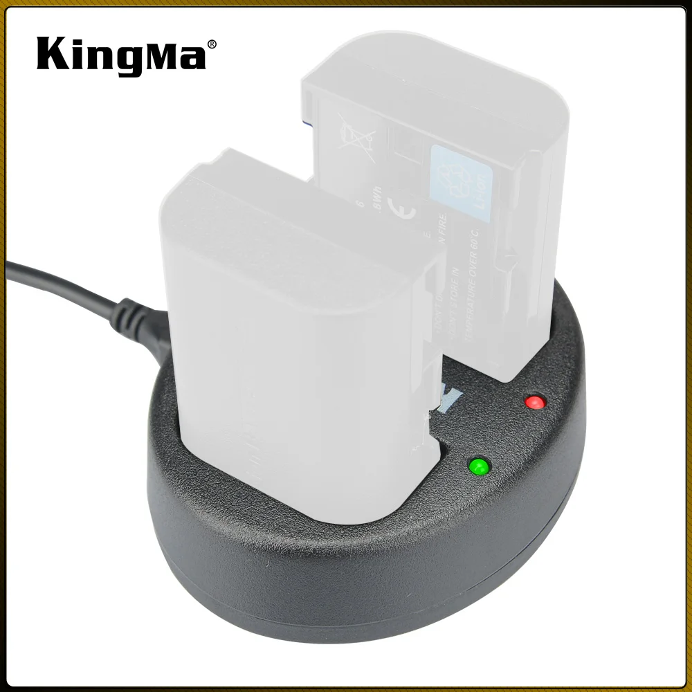 Kingma BM015-LPE8 LP-E8 Micro USB портативное зарядное устройство двухканальный зарядное устройство для Canon EOS 650D 600D 700D