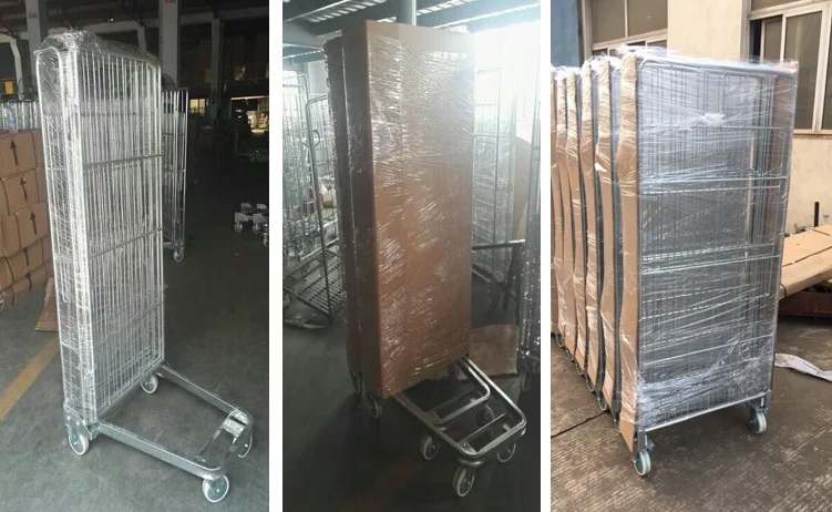 
Linen commercial wire trolleys steel cart 