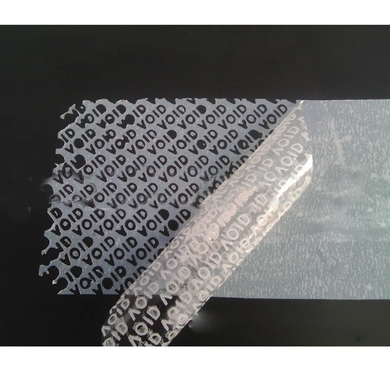 Customized color VOID warranty security seal 3D hologram sticker,void label for property security seals with sequence numbers